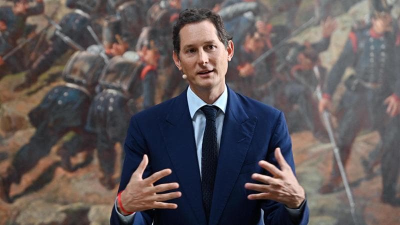 Il presidente di Stellantis,John Elkann
