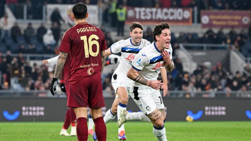 Zaniolo esulta dopo il gol