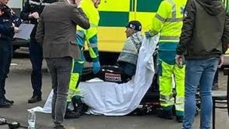 Evenepoel dopo l'incidente