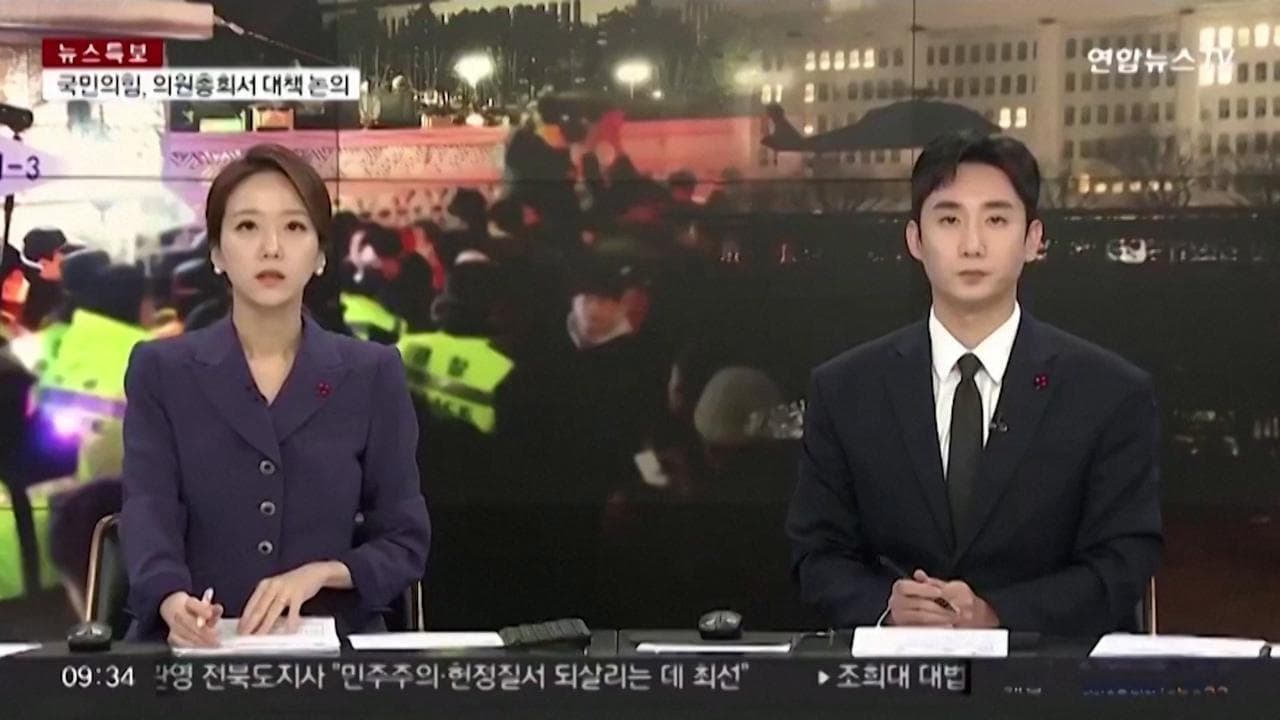 Corea del Sud, tv asiatiche incredule per la legge marziale: la notizia nei tg