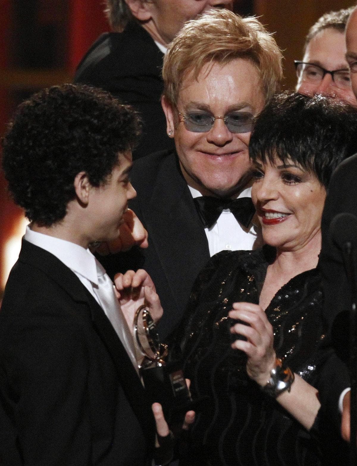 Con Elton John alla prima del musical "Billy Elliot"