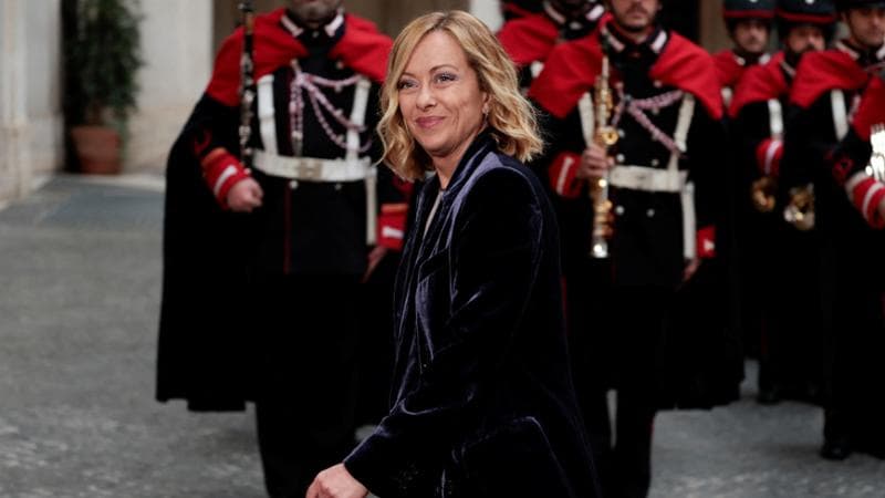 La premier Giorgia Meloni