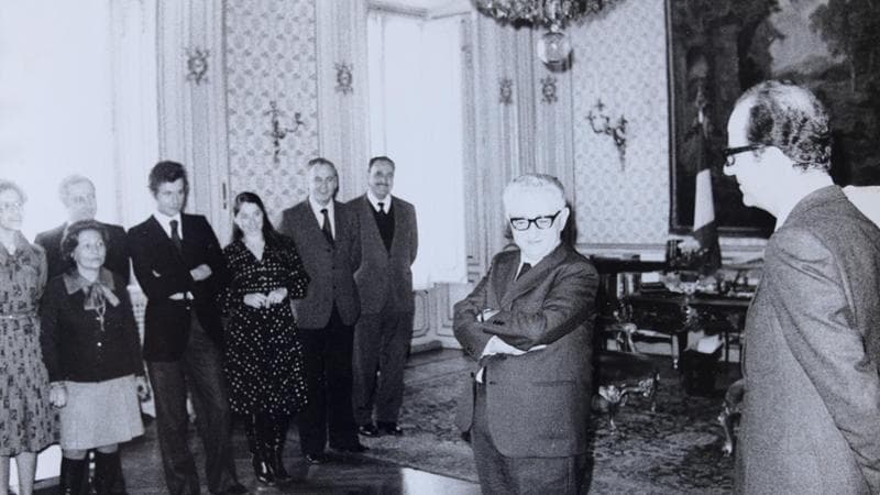 Con Giovanni Leone al Quirinale negli anni Settanta