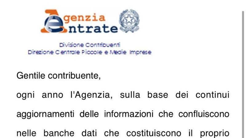 Lettere delle Entrate alle partite Iva: "Redditi anomali ma potete aderire al concordato"