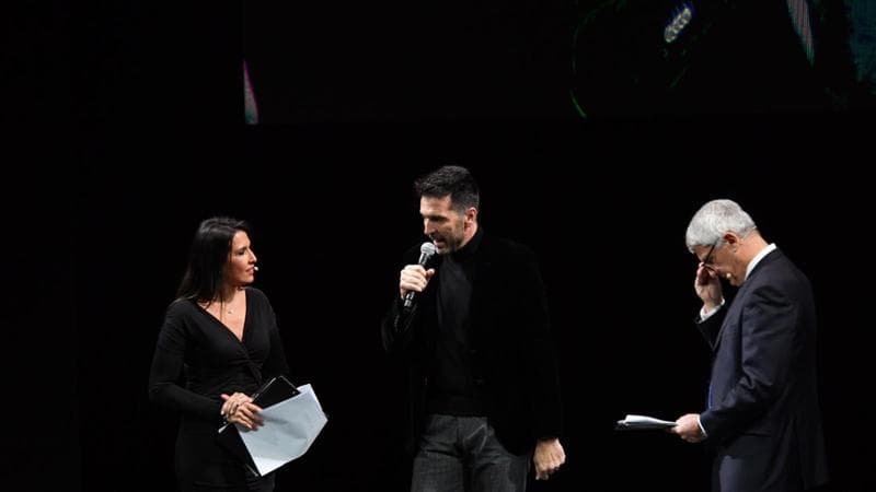 Anche Gianluigi Buffon ha partecipato alla serata