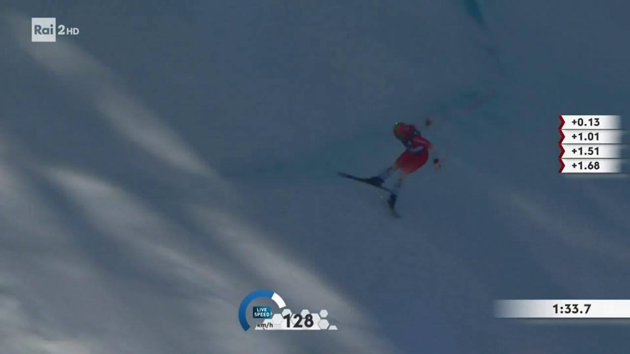 La terribile caduta dello svizzero Boisset nella discesa libera di Beaver Creek