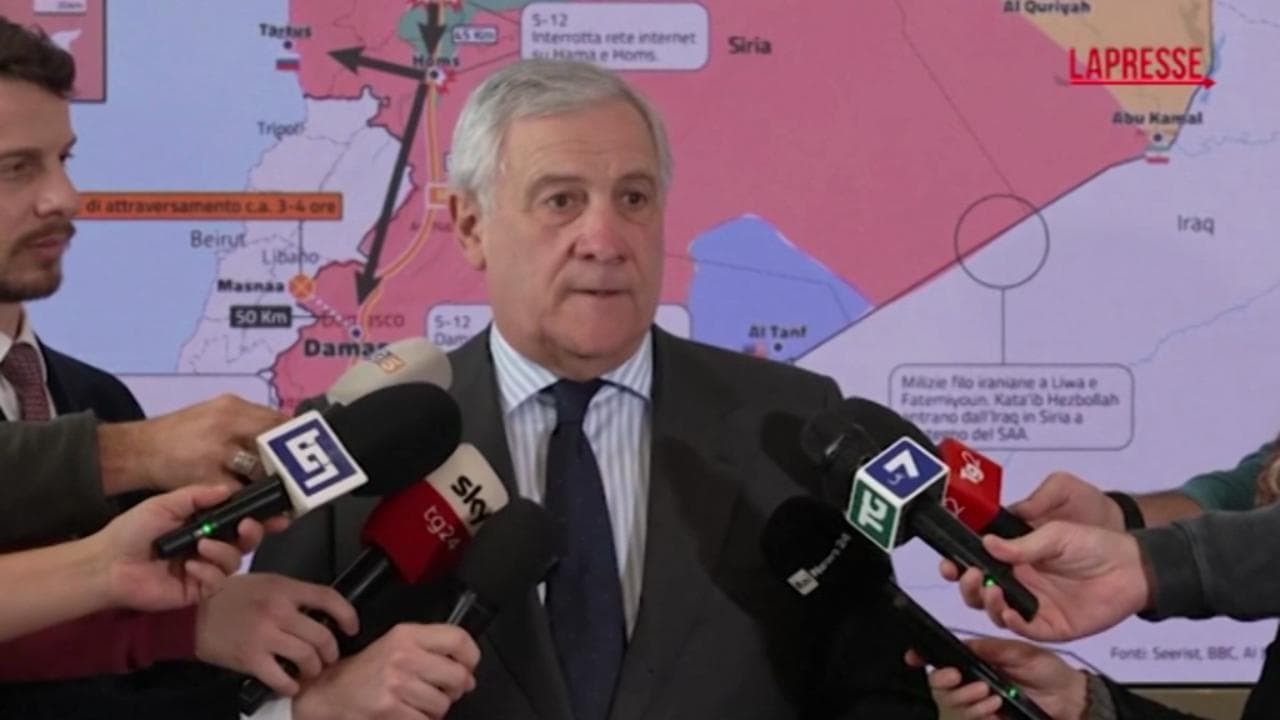 Siria, Tajani: "Situazione italiani nel Paese è sotto controllo"