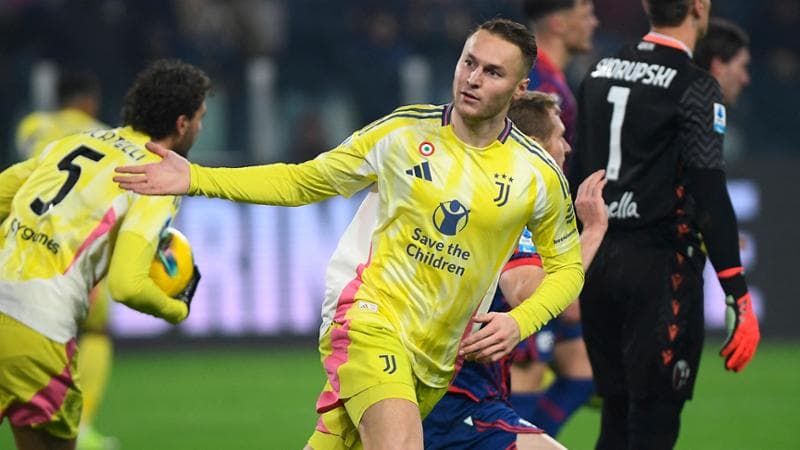 Teun Koopmeiners festeggia dopo il gol dell'1-2