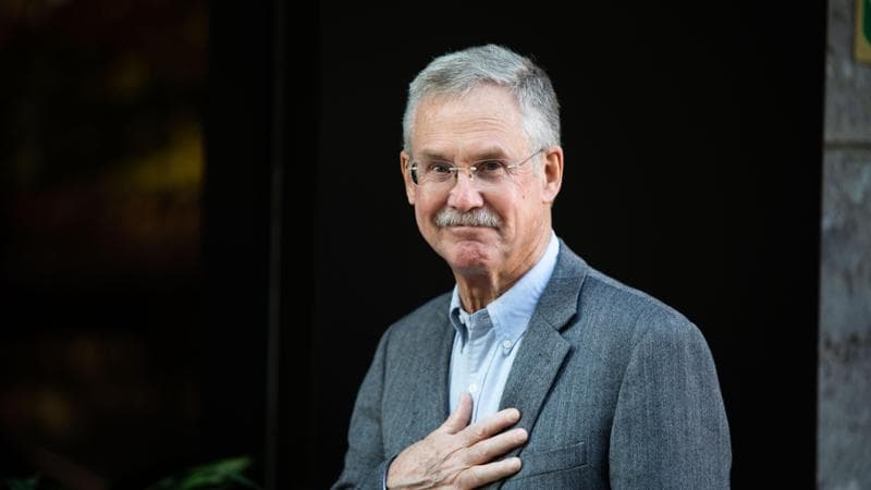 David Quammen, science writer and journalist for the 'National Geographic', Milan, November 13, 2022. (Photo by Leonardo Cendamo/Getty Images)