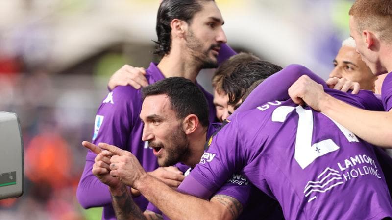 Cataldi festeggia il gol