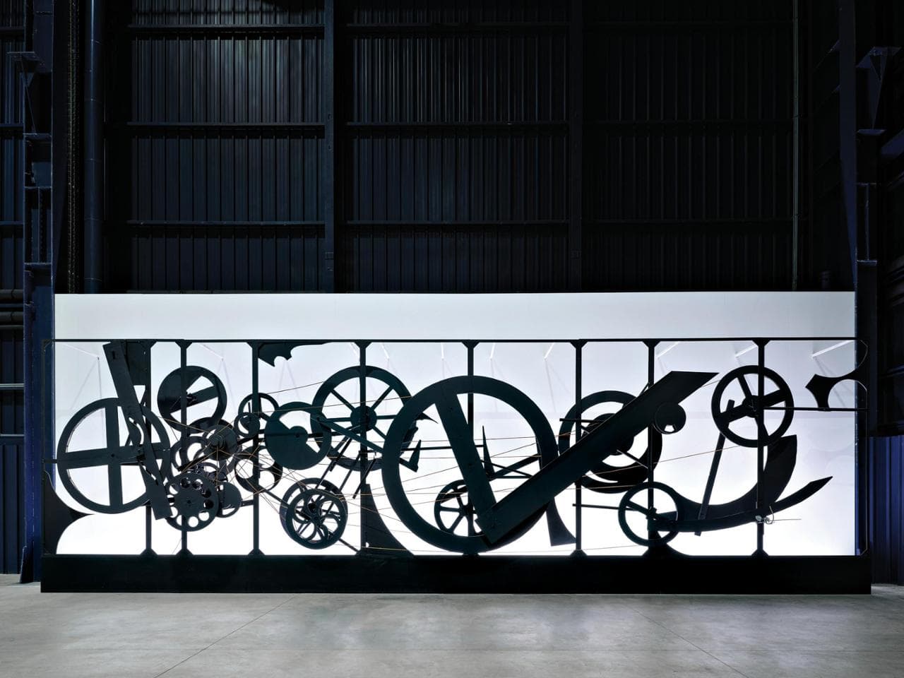 Jean Tinguely, Requiem&nbsp; pour une feuille morte,(1967), veduta dell&rsquo;installazione;&nbsp;
