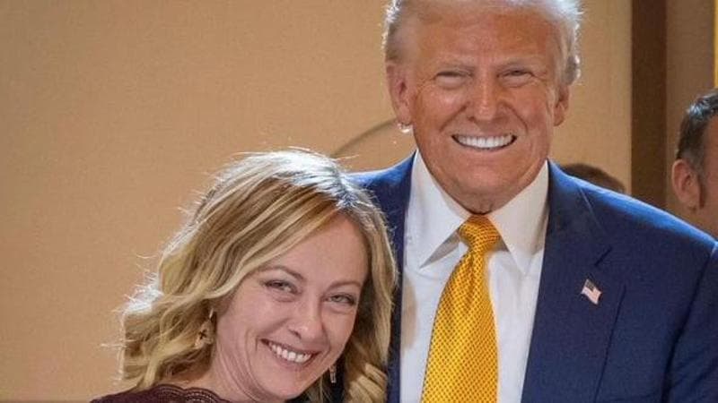 I 15 minuti di Meloni e Trump: “Vieni a gennaio a Washington”