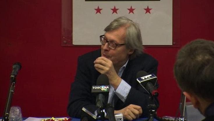 Vittorio Sgarbi e il clone della Venere di Botticelli. In mostra un fake