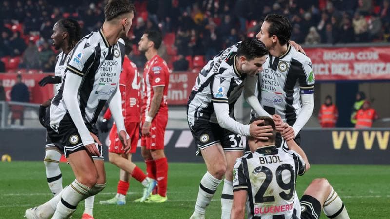 Monza-Udinese 1-2, Lucca e Bijol inguaiano i brianzoli