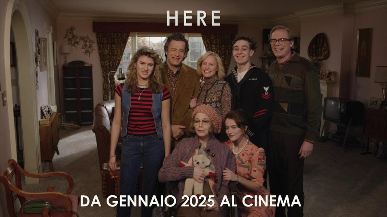 "Here", Tom Hanks e Robin Wright tornano insieme nel nuovo film di Robert Zemeckis