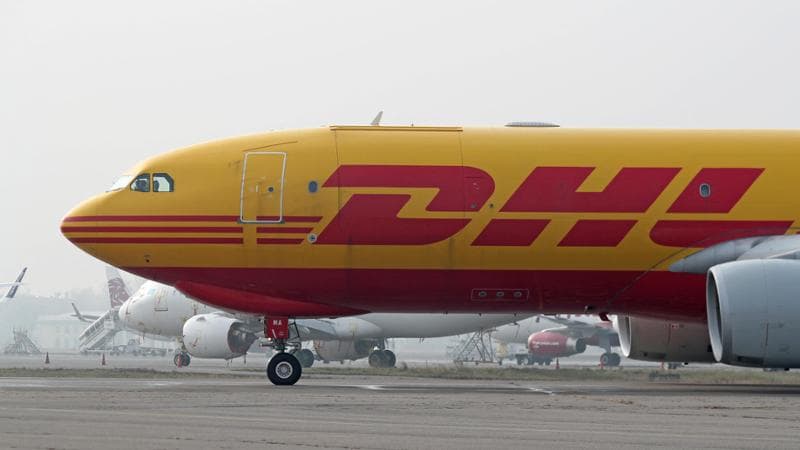 Un cargo della DHL
