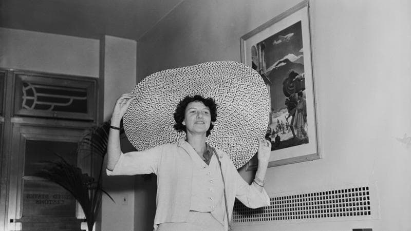 Peggy Guggenheim (1898-1979) ereditiera e collezionista americana, fondatrice dell’omonimo museo veneziano. getty images