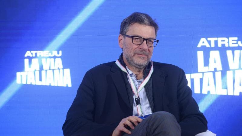 Il ministro dell'Economia, Giancarlo Giorgetti