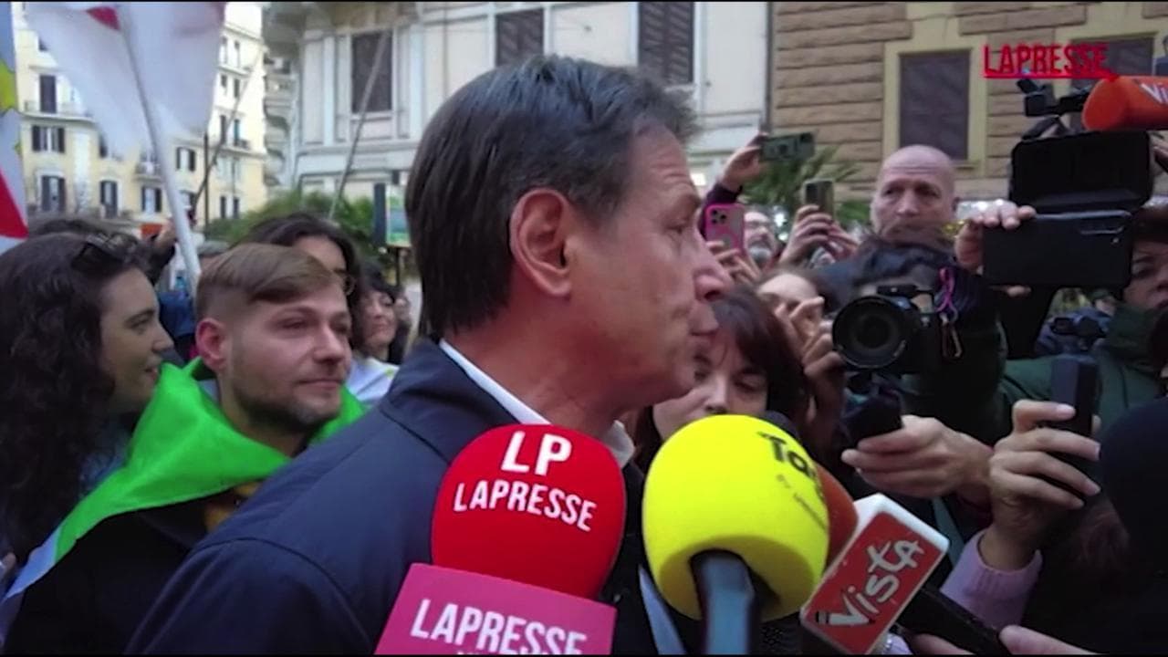 Ddl Sicurezza, Conte al corteo di Roma: "Decreto completamente reazionario"