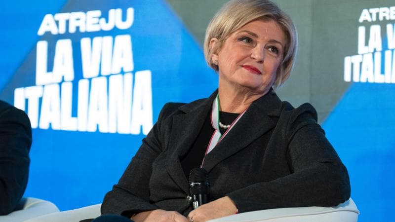 La ministra del Lavoro Marina Calderone