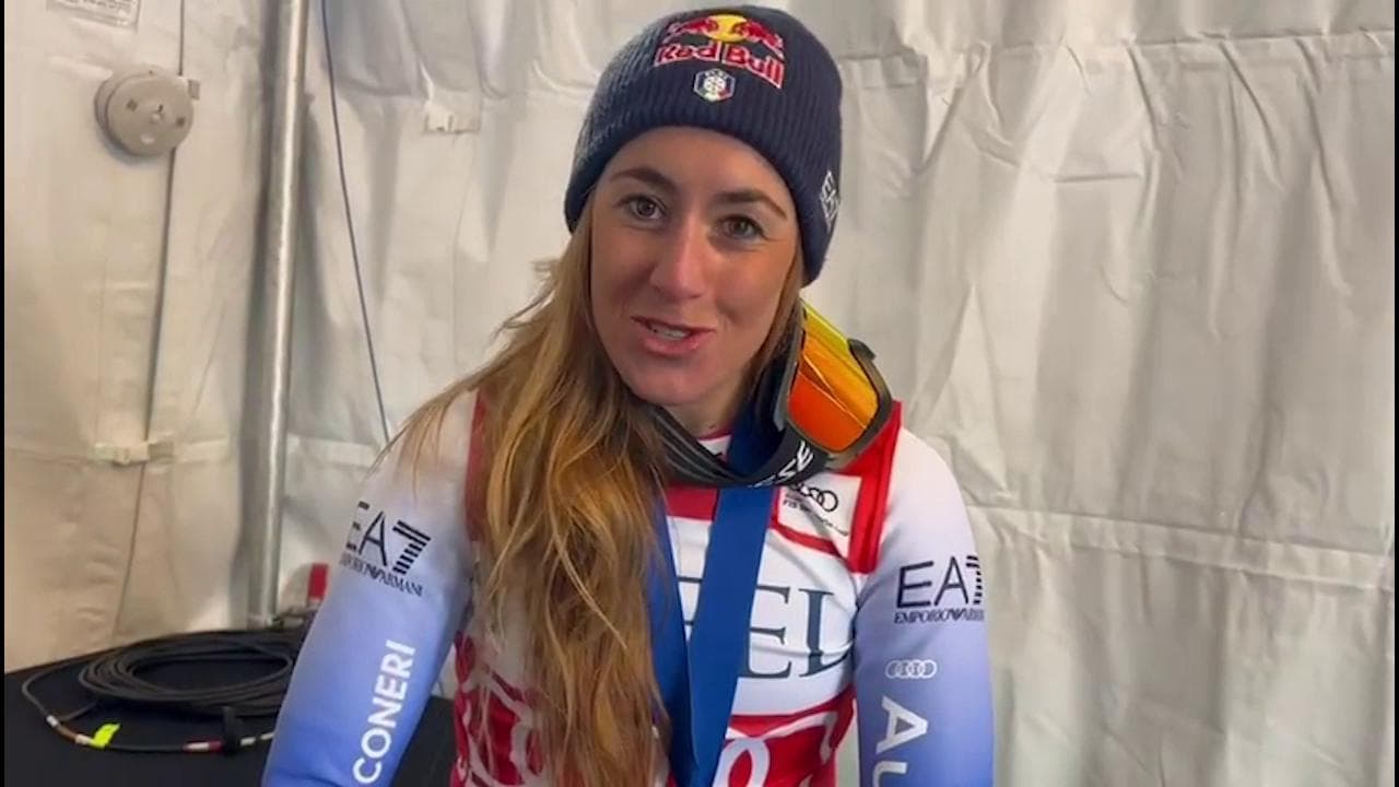 Sofia Goggia: "Un ritorno in pista perfetto. Ho sciato per divertirmi, senza pensare all'infortunio"