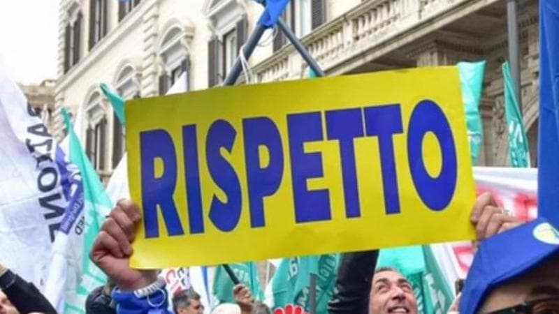 “Rispetto”, la parola che si nota di più quando non c’è