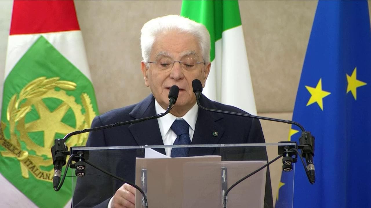 Medio Oriente, Mattarella: "Soluzione a due Stati obiettivo privo di alternative"