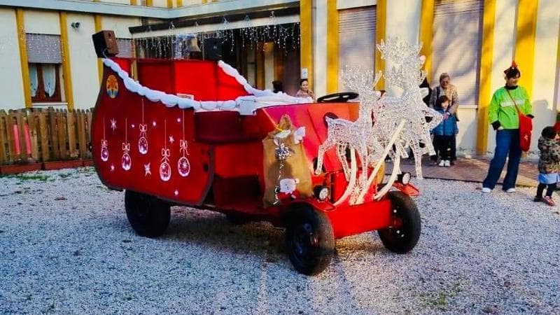 La slitta sequestrata a Montegrotto Terme