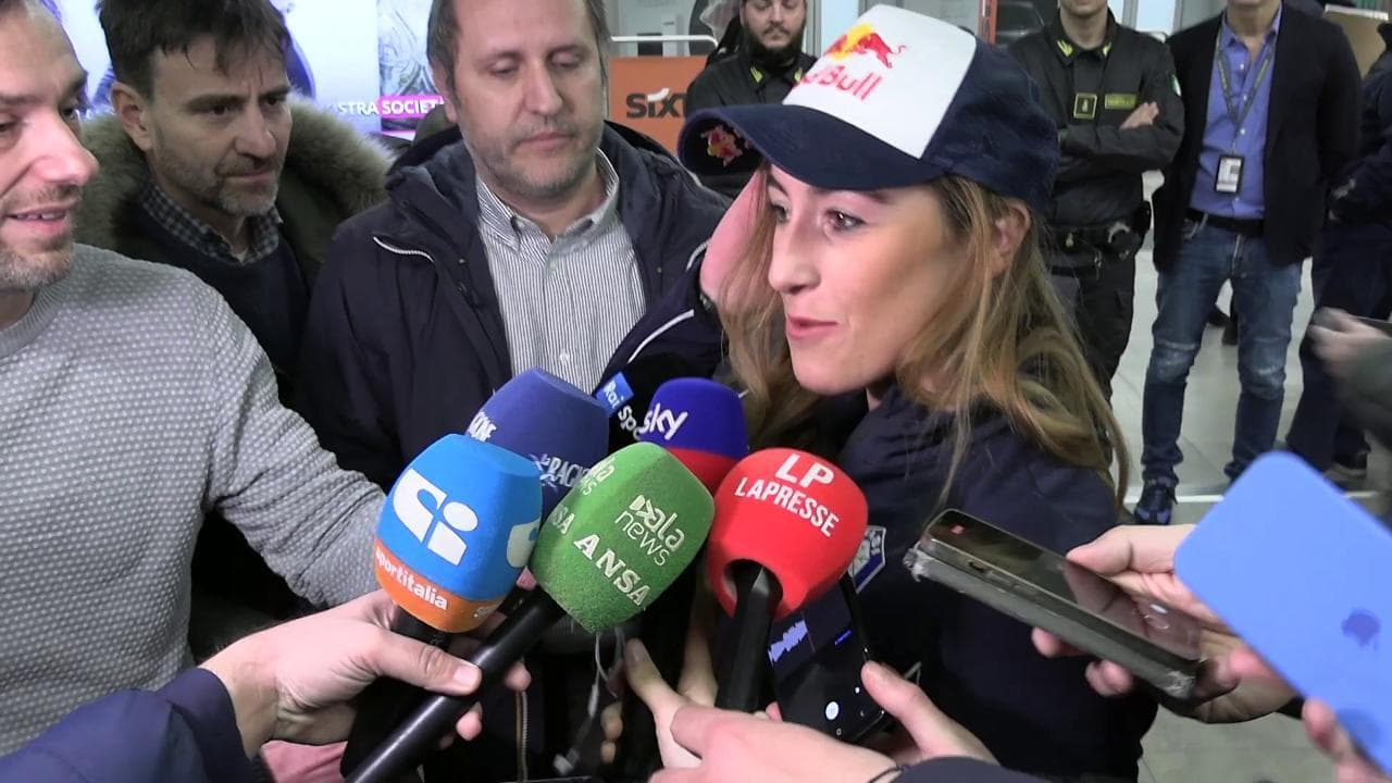 Sofia Goggia rientra in Italia dopo il trionfo nel SuperG: "Meglio di così non potevo fare"