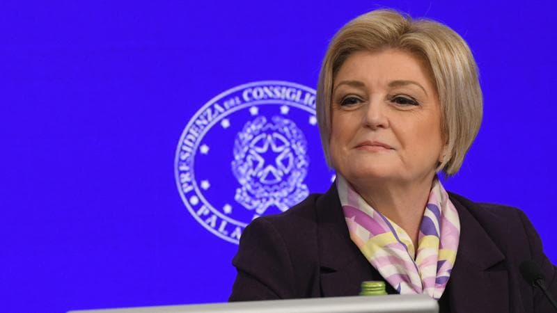 La ministra del Lavoro Marina Calderone
