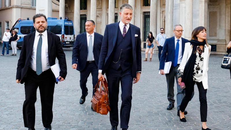 Il ministro della Cultura Alessandro Giuli&nbsp;
