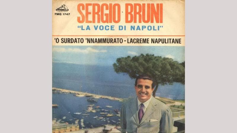 La copertina di ’O surdato ’nnammurato / Lacreme napulitane di Sergio Bruni (1965)