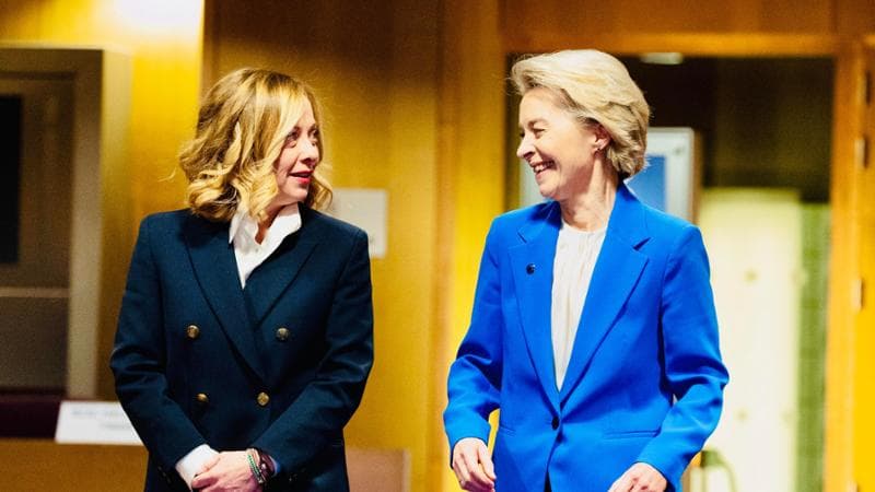Meloni-von der Leyen, confronto sul futuro dell'Europa e presidenza Trump