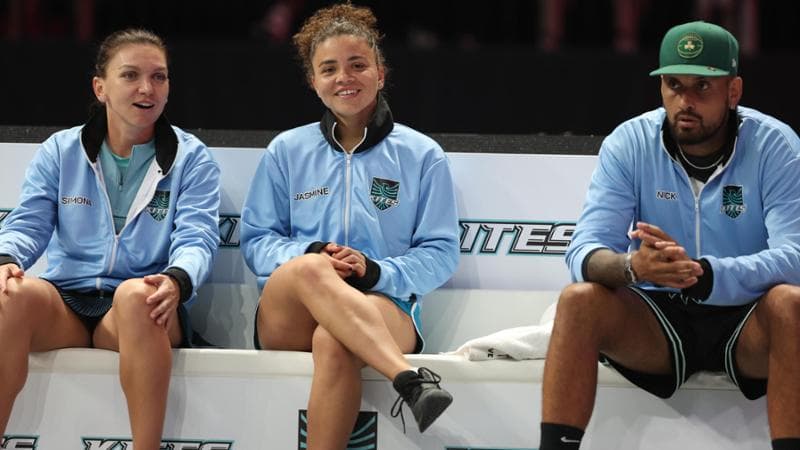 Simona Halep, Jasmine Paolini e Nick Kyrgios