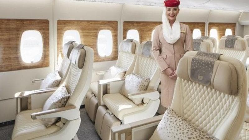 La classe premium della compagnia Emirates