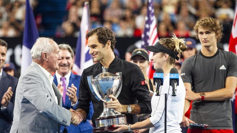 Roger Federer alla Hopman Cup