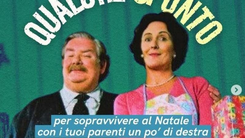 Sfida social di Natale tra destra e sinistra: vademecum per sopravvivere al parente rosso o nero