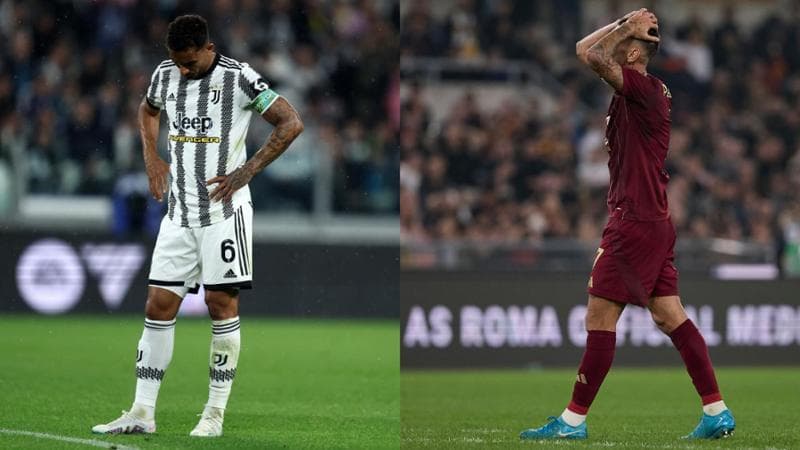 Lo juventino Danilo e il romanista Lorenzo Pellegrini