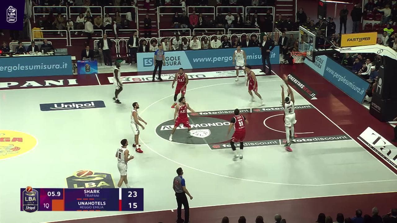 Lega Serie A Highlights Trapani - Reggio Emilia