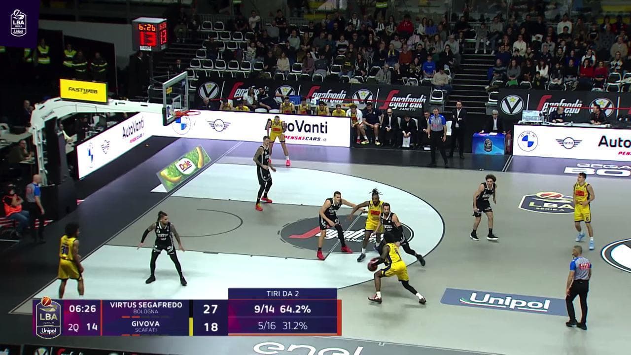 Basket serie A, gli highlights di Bologna-Scafati