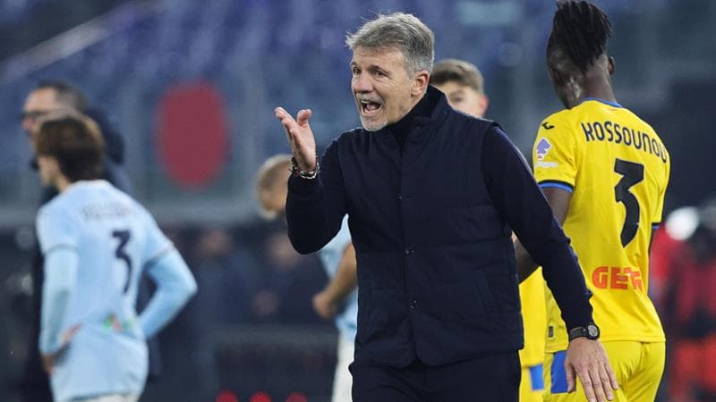 L'allenatore della Lazio, Marco Baroni