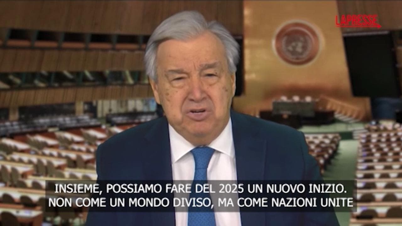 Guterres (Onu): "Il 2024 è stato l'anno del collasso climatico, il 2025 può essere un nuovo inizio"
