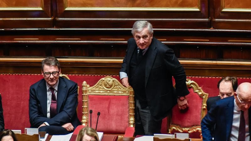 Roma, 28 dicembre: il ministro degli Esteri Antonio Tajani