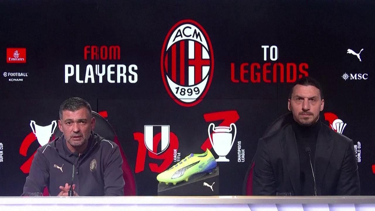 Il Milan presenta Conceiçao: "Se sono qua non è un buon segno". Ibra chiede scusa a Fonseca e tifosi