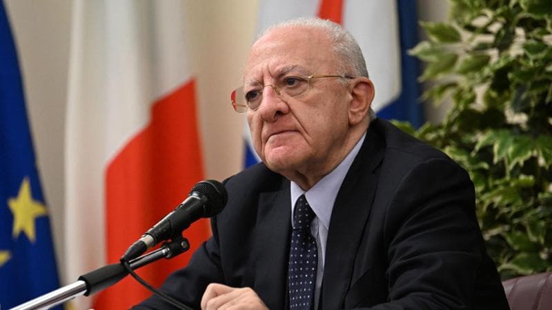 Vincenzo De Luca (foto Massimo Pica)
