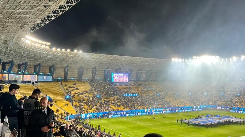 Lo stadio di Riad durante Inter-Atalanta