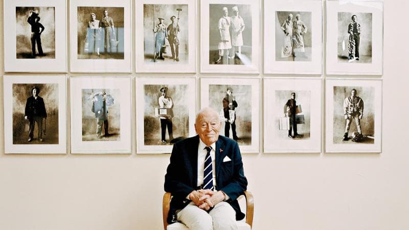 Leonard A. Lauder con le fotografie&nbsp;Irving Penn a&nbsp;New York

