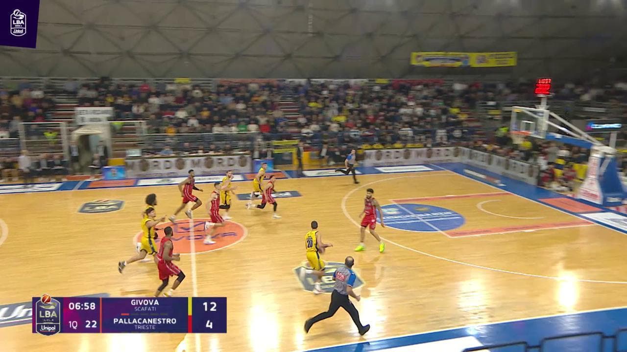 Basket serie A, gli highlights di Scafati -Trieste