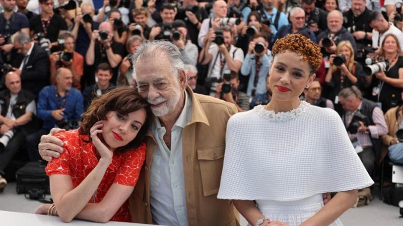 L'attrice a Cannes con Coppola e Nathalie Emmanuel