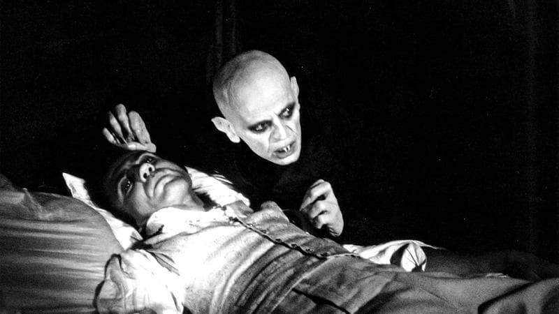 Nosferatu ( 1922) diretto&nbsp; da F. W. Murnau con Max Schreck&nbsp;
